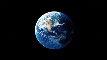 Poster - Blue digital image of globe. Background image