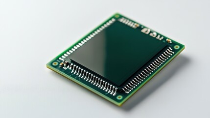 Poster - High-performance CPU microchip and circuit technology driving digital infrastructure forward.