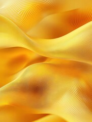Poster - yellow line waves abstract background modern flowing lines futuristic tech concept suitable various digital media