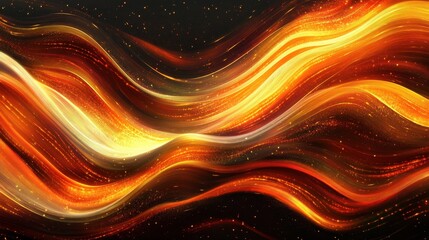 Poster - light background with soft waves on black background. premium design for wallpaper, banner, poster. 