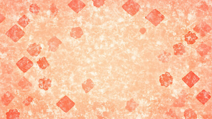 Poster - Textured Peach Backsplash with Abstract Shapes and Subtle Gradient for Soft Visual Appeal and Design