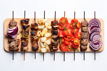 Poster - BBQ Vegetable Skewers