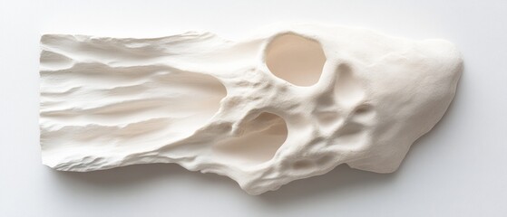 Aufkleber - Modern Fossil Aesthetic Textured Plaster Sculpture for Art Installations and Scientific Exhibits in Contemporary Design Spaces - Enhancing Cultural Narratives