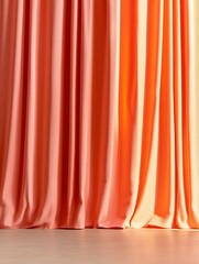 Poster - Theatrical Narrative Venue Design Heavy Velvet Curtains and Polished Wooden Platform for Dramatic Performance - Premium Event Staging and Storytelling Experience