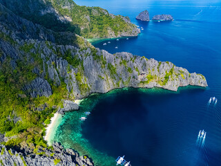 Wall Mural - Secret Lagoon at Miniloc Island, Palawan, Philippines