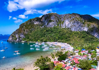 Wall Mural - Corong Corong Beach in El Nido, Palawan, Philippines