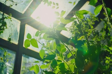 Sticker - SunLight Through Tree Leaves