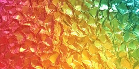 Poster - Rainbow Colored Background Close Up