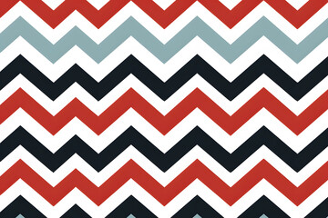 Poster - Set of four chevrons of cyan and turquoise color
