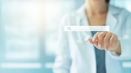 Online medical assistance showcased through digital interaction.