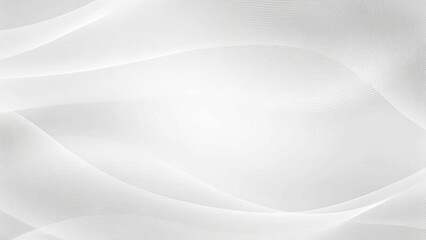 Wall Mural - white abstract background featuring dynamic waves, representing a modern technology network in a sle
