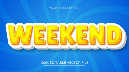 Poster - Editable Text Effect Vibrant Yellow Gradient Italic bold style Vector