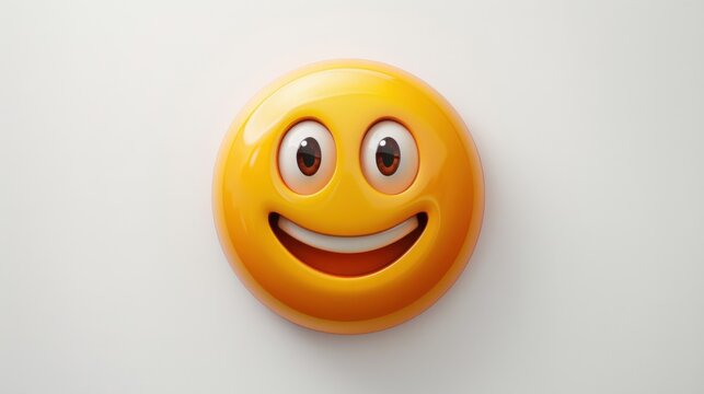 3D realistic emoji from an elevated and diagonal perspective, capturing detailed textures and expressions on a white background