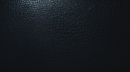 Poster - Black textured leather background with distinct patterns suitable for design use and Copy Space for text placement