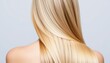 © Aliona - A close-up view of silky blonde hair cascading down, showcasing healthy strands and shine. Ideal for beauty, hair care, and cosmetic branding.