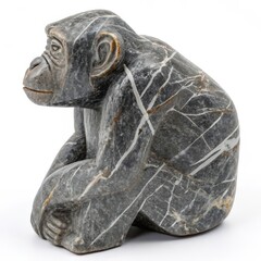 Sticker - Stone Monkey on a white background