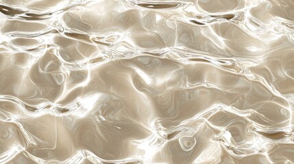 Poster - Crystal-clear seamless clay ripple patterns, soft sunlit ground textures in detail.