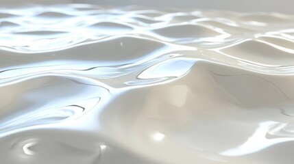 Poster - Crystal-clear seamless clay ripple patterns, soft sunlit ground textures in detail.