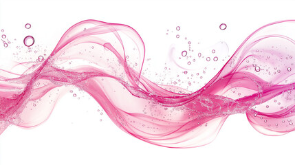 Wall Mural - pink water splash, abstract pink background