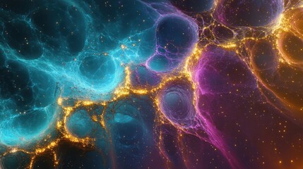 Poster - proton collisions generating subatomic particles in a collider