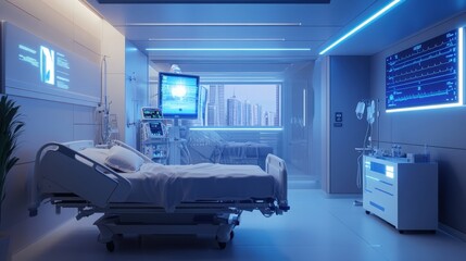 Poster - AI systems that track a patient s health metrics, communicate with doctors in real-time, and automatically adjust medication as needed.