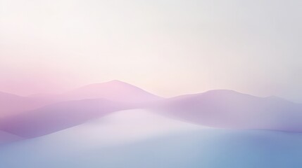 Poster - A light, airy background with a soft fade of pastel hues, creating a clean, peaceful minimalist environment that exudes simplicity and elegance