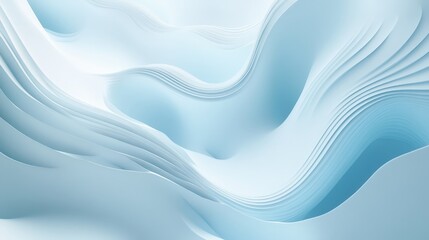 Poster - A light blue abstract background with subtle swirling lines, creating a calming and professional look, perfect for corporate presentations or tech-related designs.