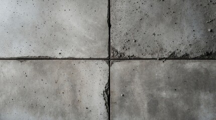 Poster - Concrete wall texture with visible joints and imperfections suitable for background use and industrial design Copy Space