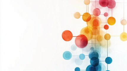 Aufkleber - Abstract Colorful Circles with Soft Gradient Effect for Modern Design and Background Use