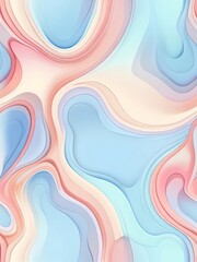 Wall Mural - abstract pastel swirls: a dreamy digital artwork