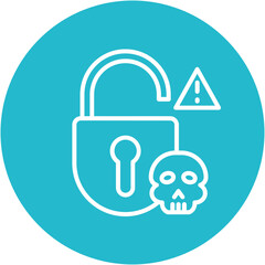 Canvas Print - Safe cracking Icon