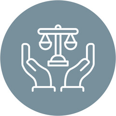 Poster - Legal Aid Icon