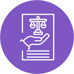 Poster - Legal Support Icon