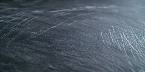 Wall Mural - Close-up of Gray Slate Surface with Linear Markings