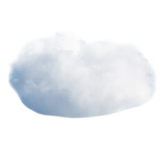 Wall Mural - cloud on transparent sky, one white cloud and sky in png isolated on transparent background