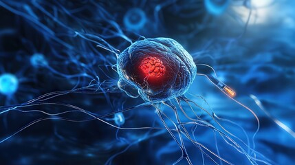 Poster - blood-clotting biosensor that prevents strokes in high-risk patients.