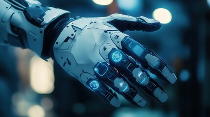 Poster - smart glove with embedded sensors for motion tracking.