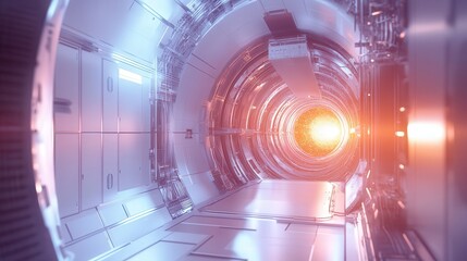 Poster - nuclear fusion reactor generating limitless clean energy.