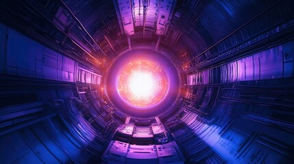 Poster - nuclear fusion reactor generating limitless clean energy.