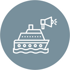 Sticker - Ship Horn Icon