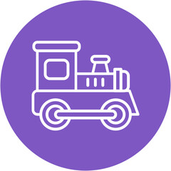 Sticker - Toy Train Icon