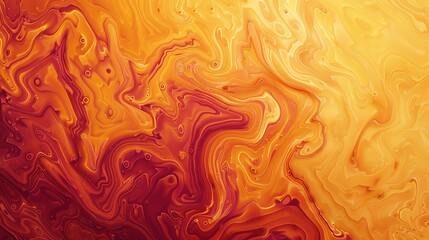 Poster - Abstract orange and red marbled background.