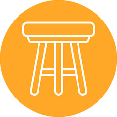 Sticker - Corner Stool Icon