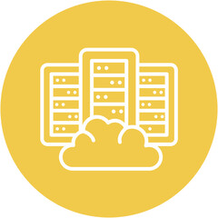 Wall Mural - Data Center Icon