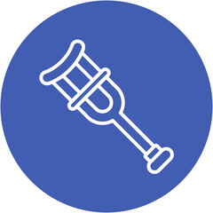 Poster - Crutches Icon