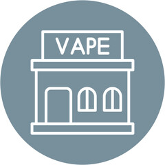 Wall Mural - Vape Lounge Icon