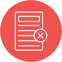 Sticker - False Report Icon