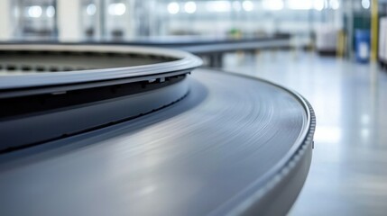 Poster - High-Speed Conveyor Belt System for Efficient Package Sorting in Warehouse Environment
