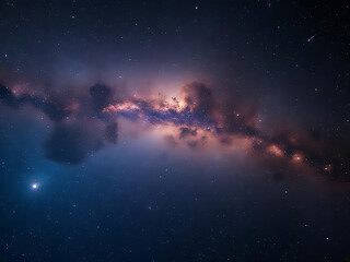 Wall Mural - space with stars and galaxies --no planets