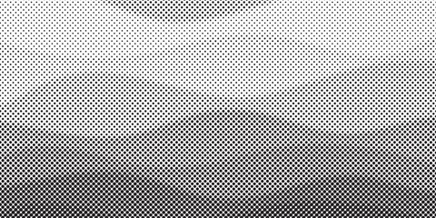 Aufkleber - Wave Grunge halftone gradient background. Wavy lines background. Halftone Pattern. Monochrome gradient halftone dots background.
